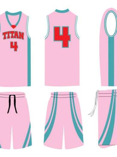 Titans Female basketball uniform