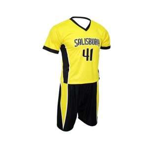 Yellow and black volleyball uniforms