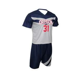 Gray male volleyball uniform