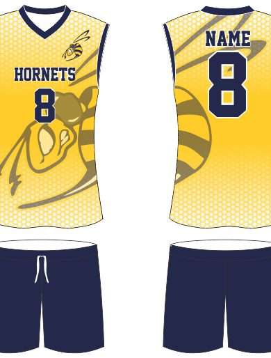 male volleyball uniform