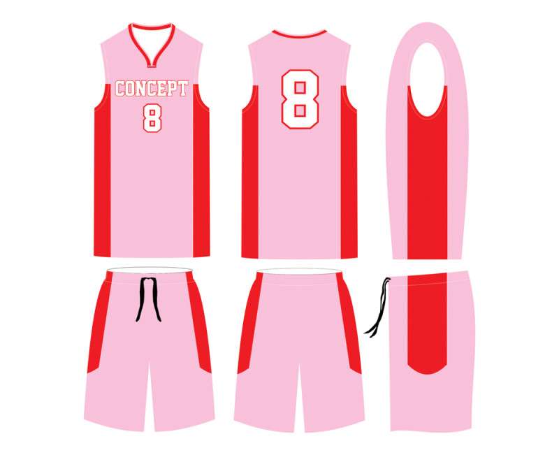 Concept Female basketball uniform