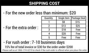 Shipping Charges List